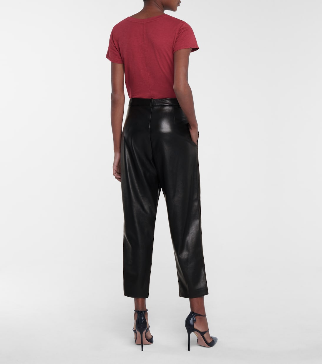 Hose Simone aus Lederimitat | Velvet