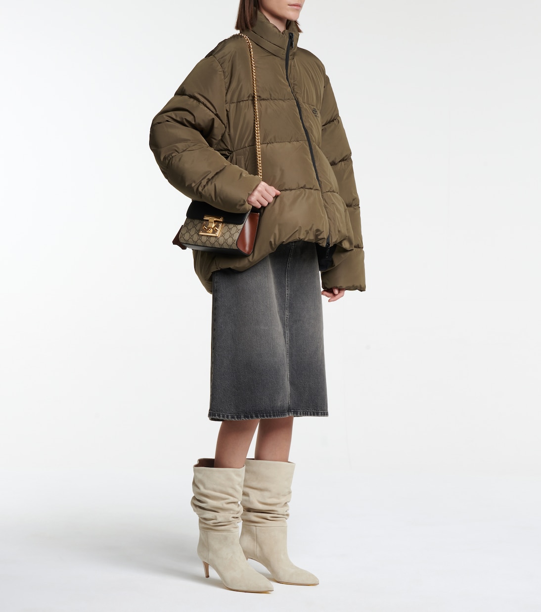 Botas Slouchy de gamuza | Paris Texas