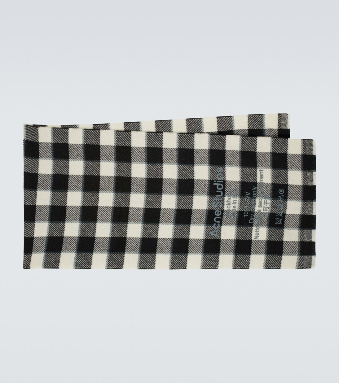 Checked wool scarf | Acne Studios