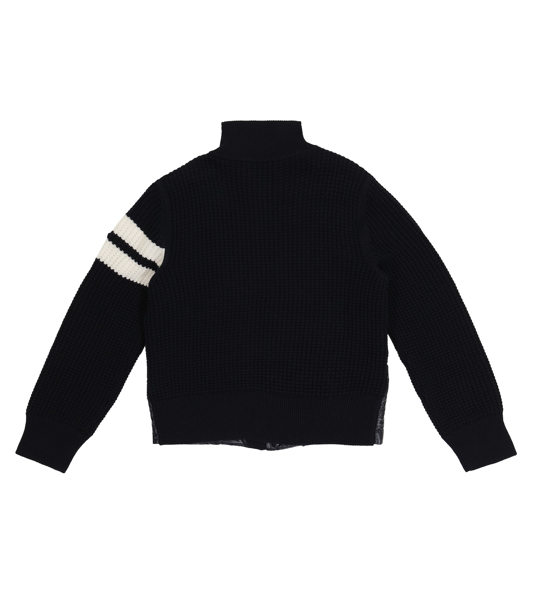 Quilted down and wool-blend cardigan | Moncler Enfant
