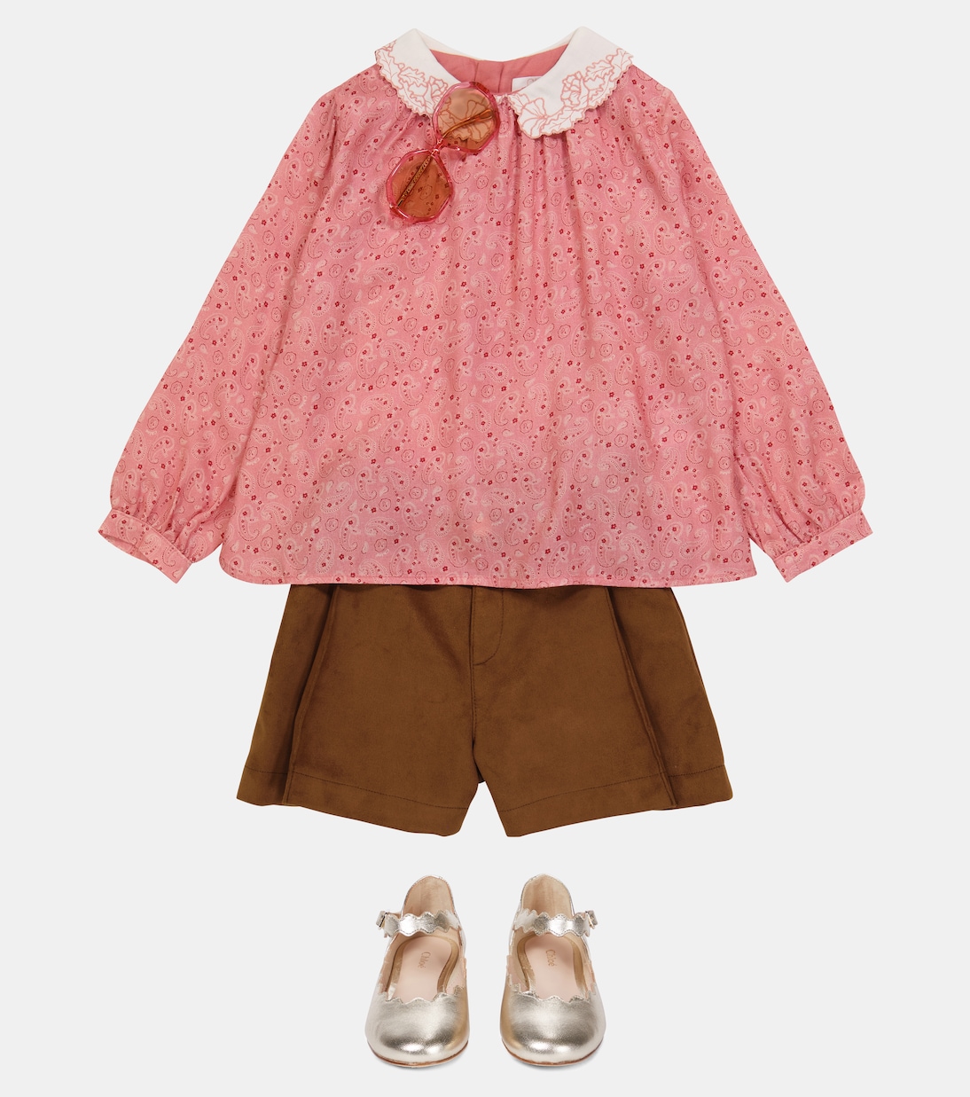 Blusa con stampa paisley | Chloé Kids