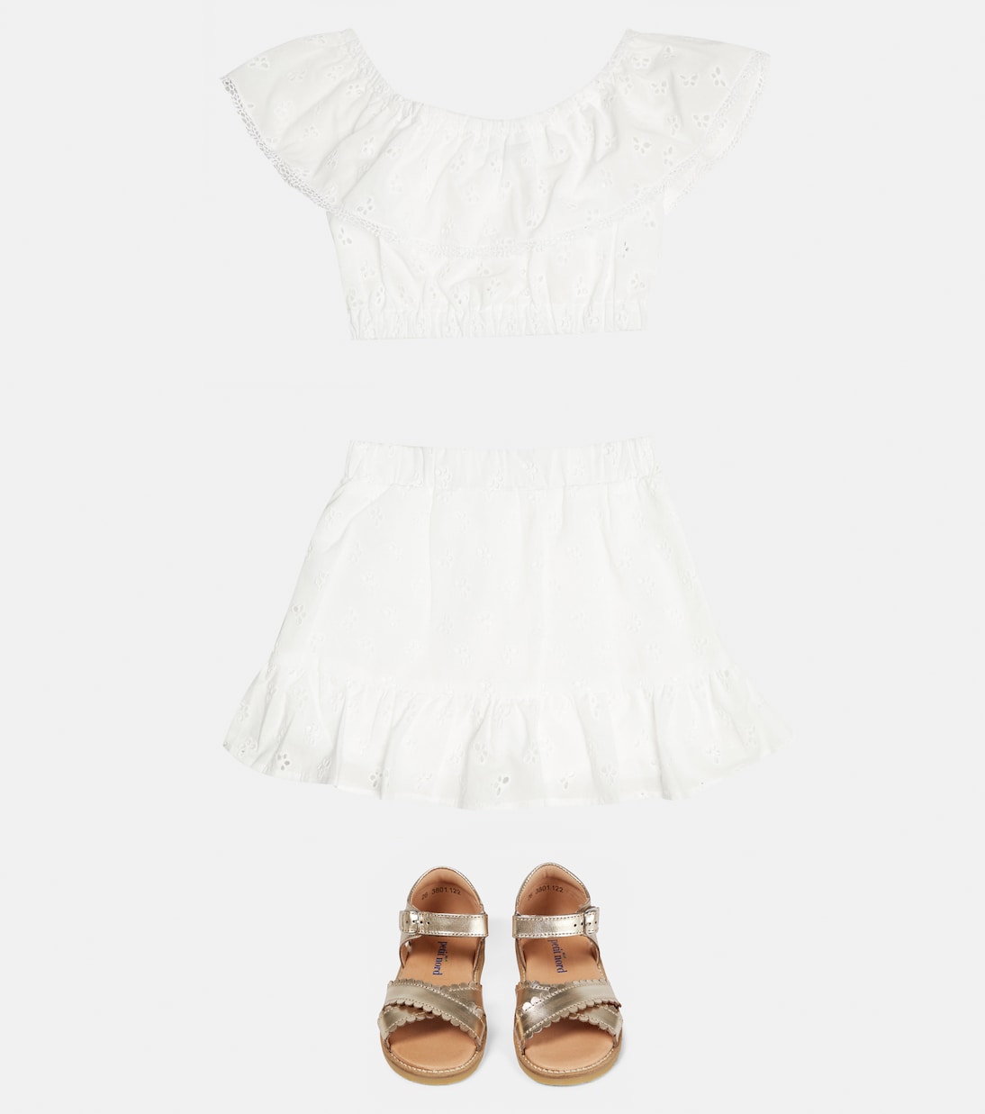 Broderie anglaise cotton top | Paade Mode