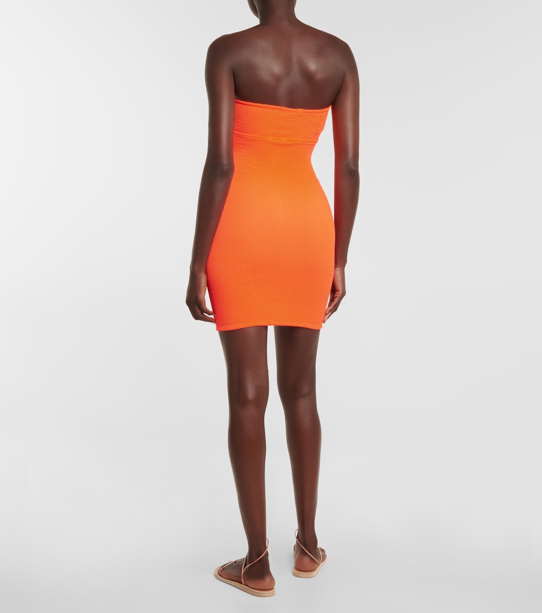 La Sciura textured bandeau minidress | Reina Olga