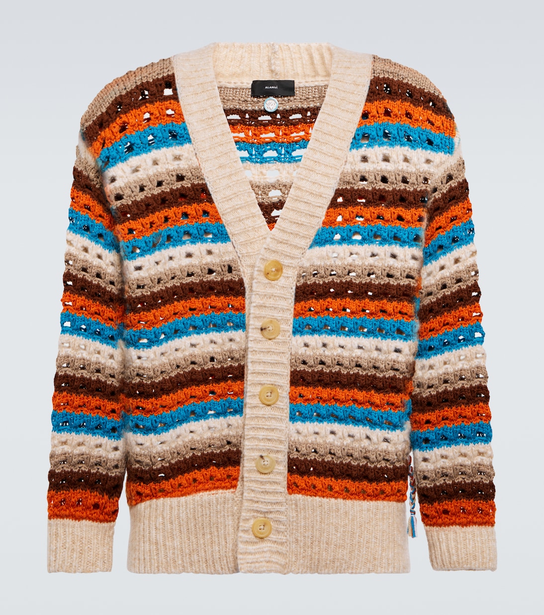 Dancing Light crocheted wool-blend cardigan | Alanui