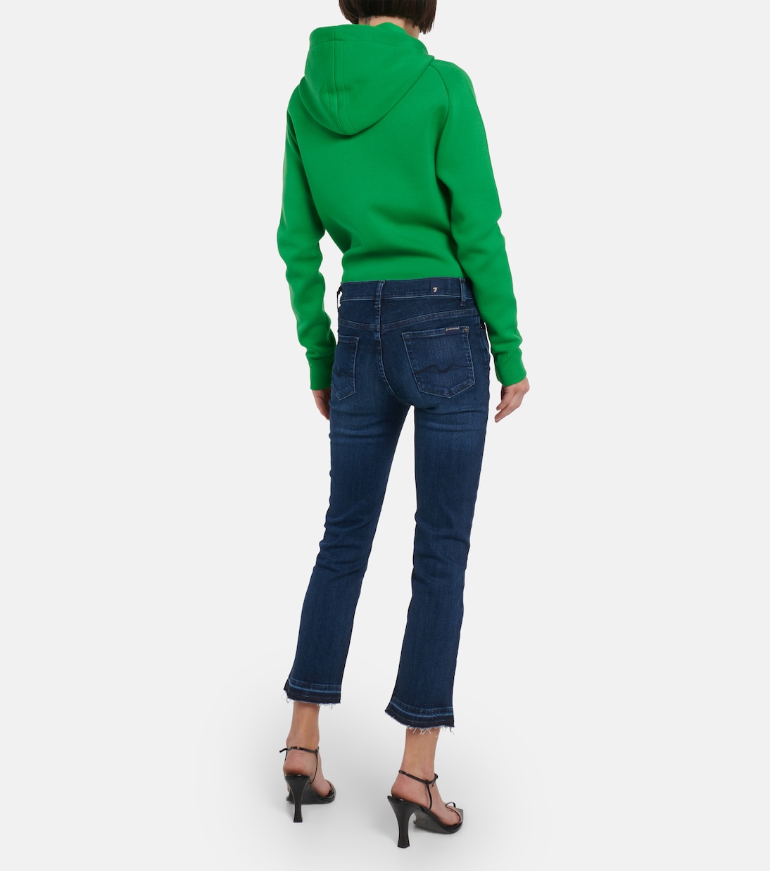 Jeans The Straight Crop a vita alta | 7 For All Mankind