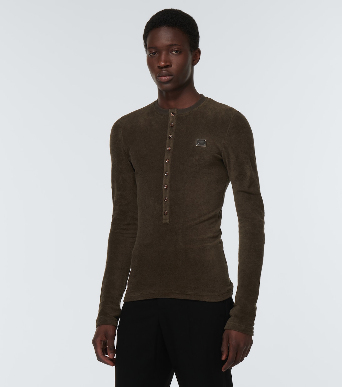 Henley-Hemd aus Baumwolle | Dolce&Gabbana