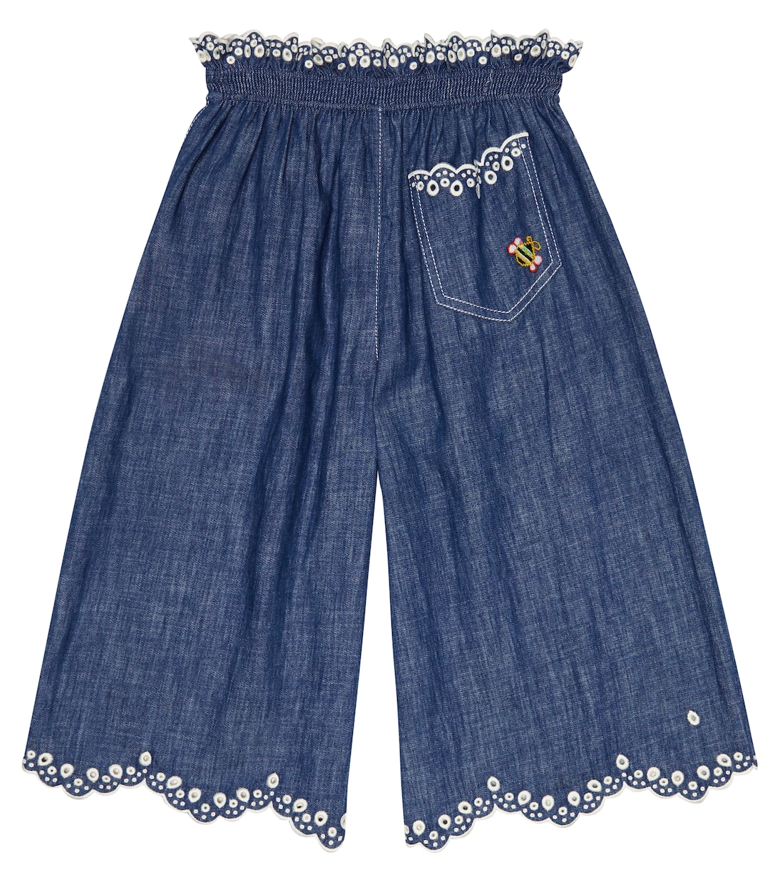 Bestickte Jeans Tiggy Scallop | Zimmermann Kids