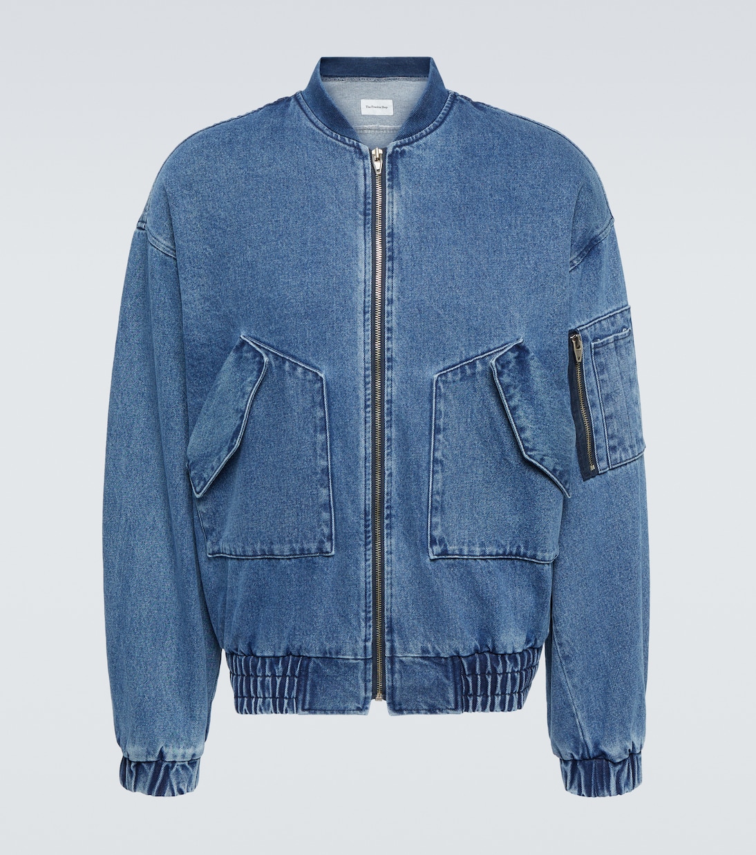 Chaqueta bomber Cade en denim | The Frankie Shop