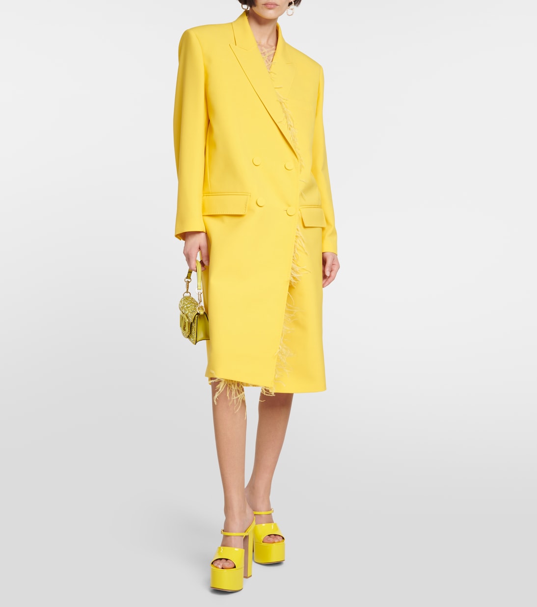 Mules Tan-Go 155 à plateau en cuir | Valentino Garavani