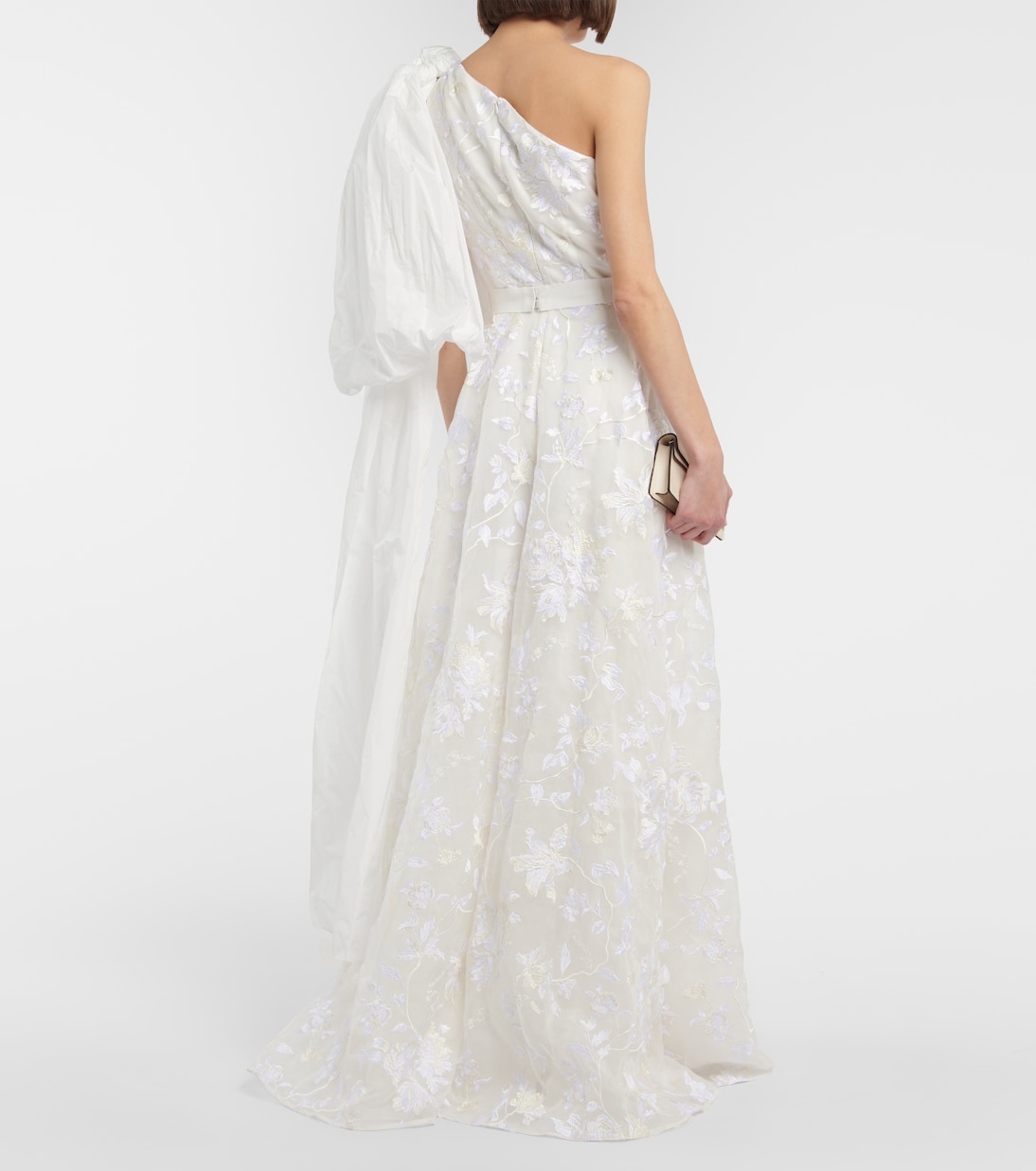 Robe de mariée longue Hanne brodée en soie | Erdem