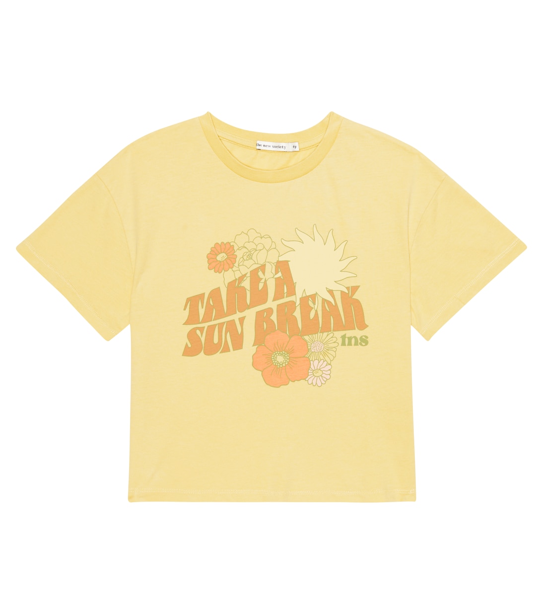 Printed cotton T-shirt | The New Society