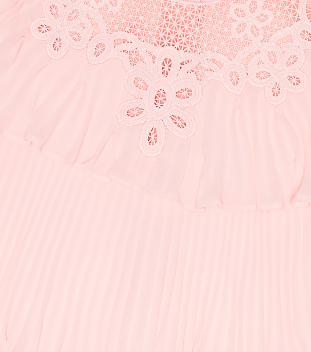 Kleid aus Chiffon | Self-Portrait Kids