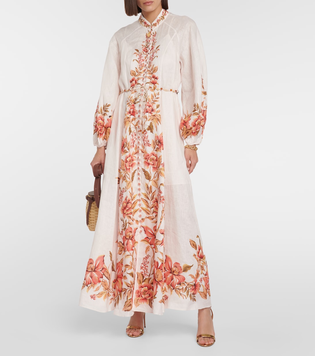 Maxikleid Vacay Billow aus Leinen | Zimmermann