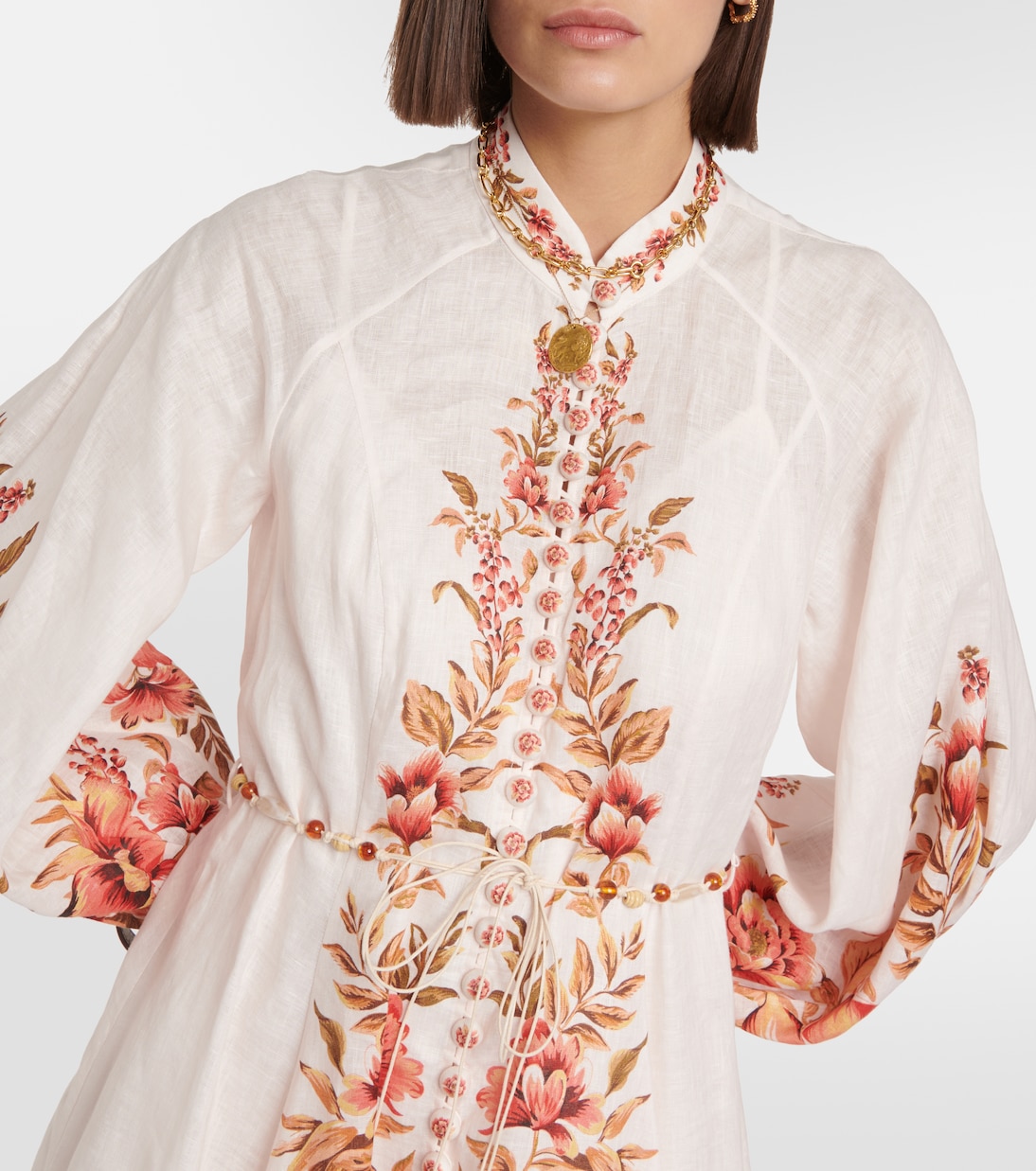 Maxikleid Vacay Billow aus Leinen | Zimmermann