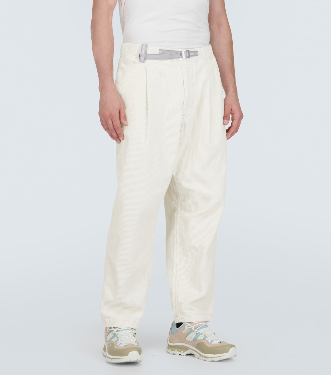 Cotton corduroy pants | And Wander
