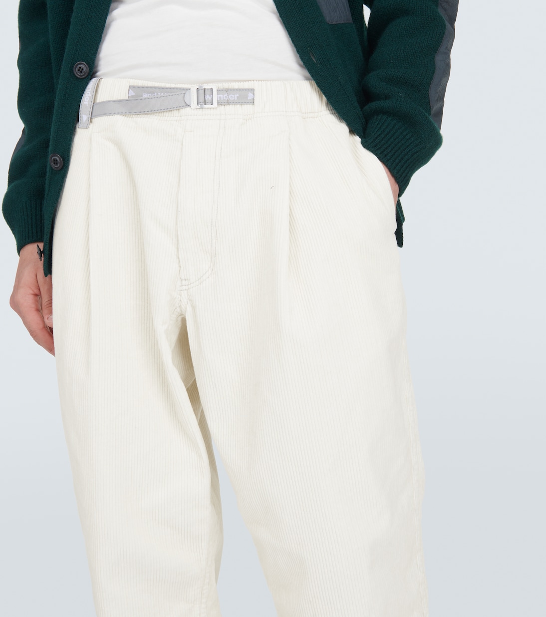 Cotton corduroy pants | And Wander
