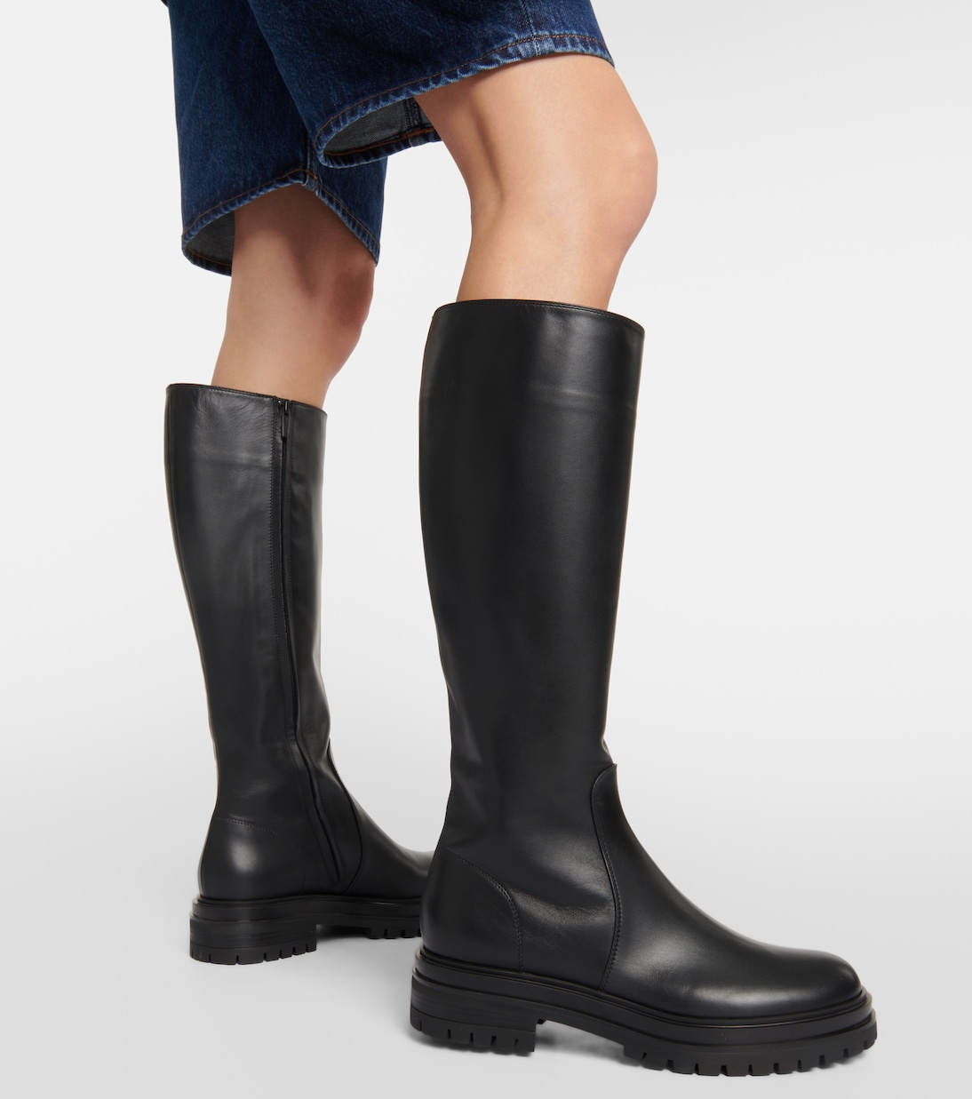 Botas altas de piel | Gianvito Rossi