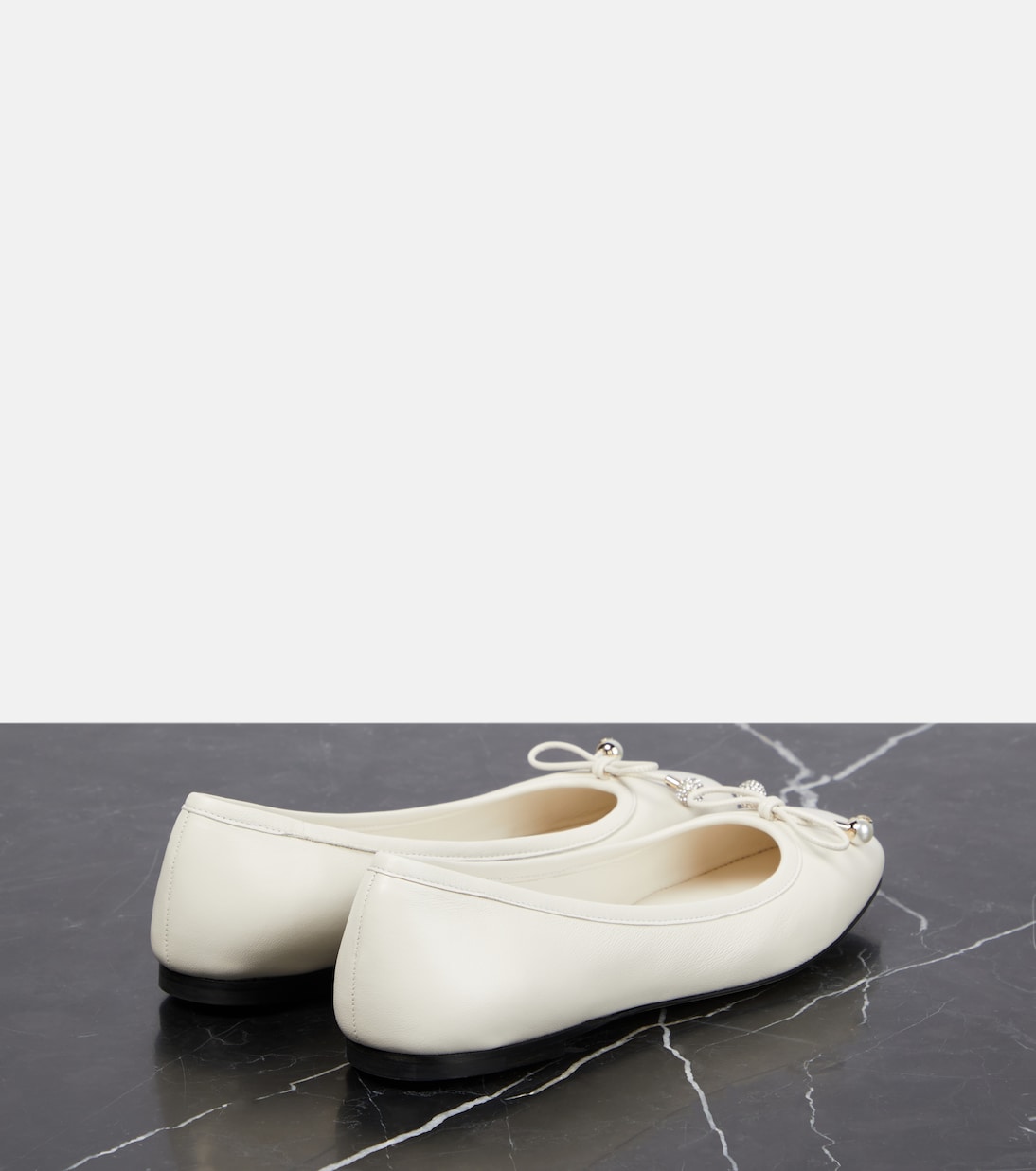 Ballerinas Elme aus Leder | Jimmy Choo