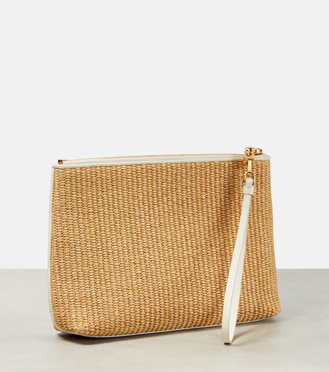 Pochette en raphia à logo | Givenchy