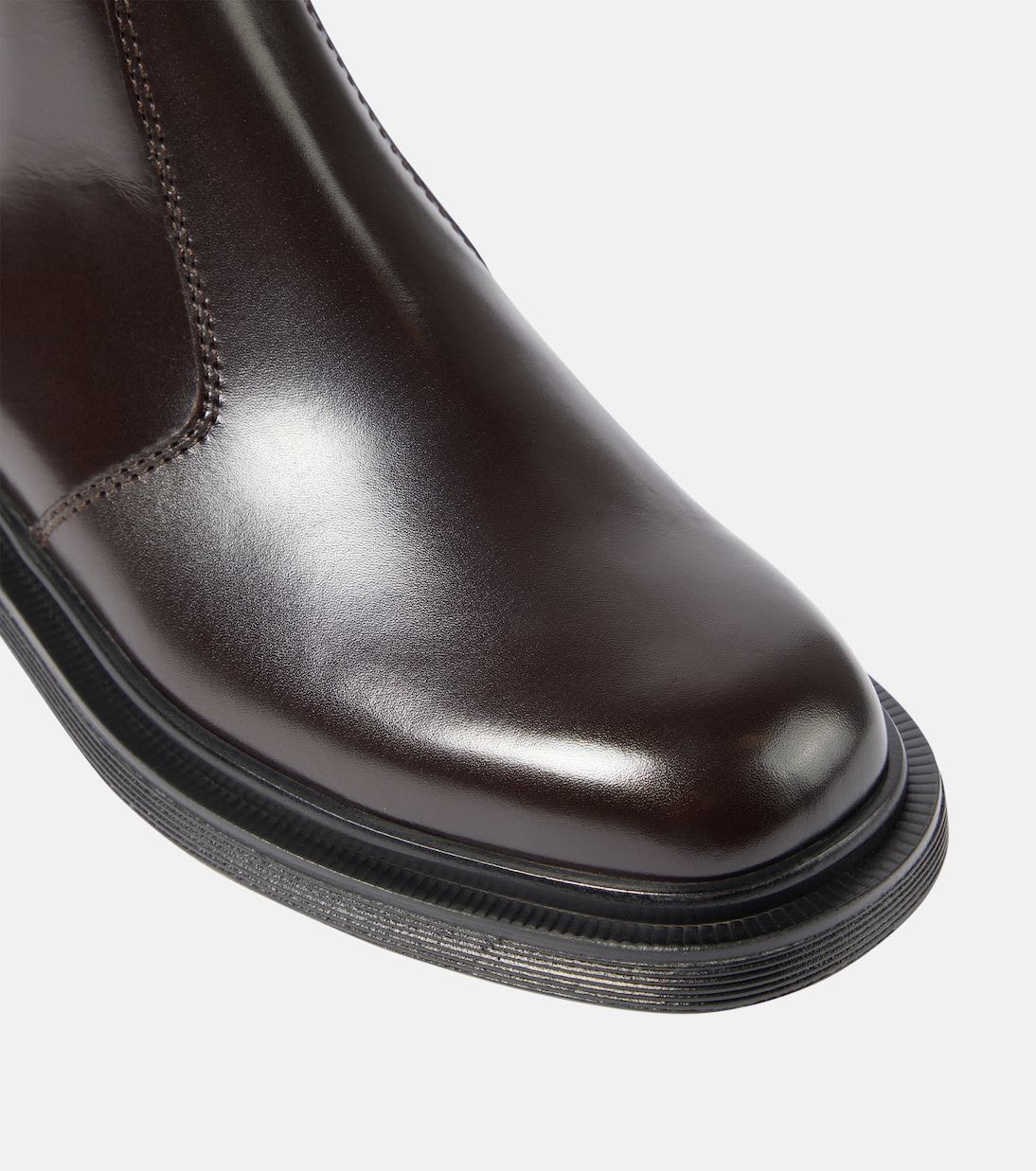 Elastic Ranger leather ankle boots | The Row