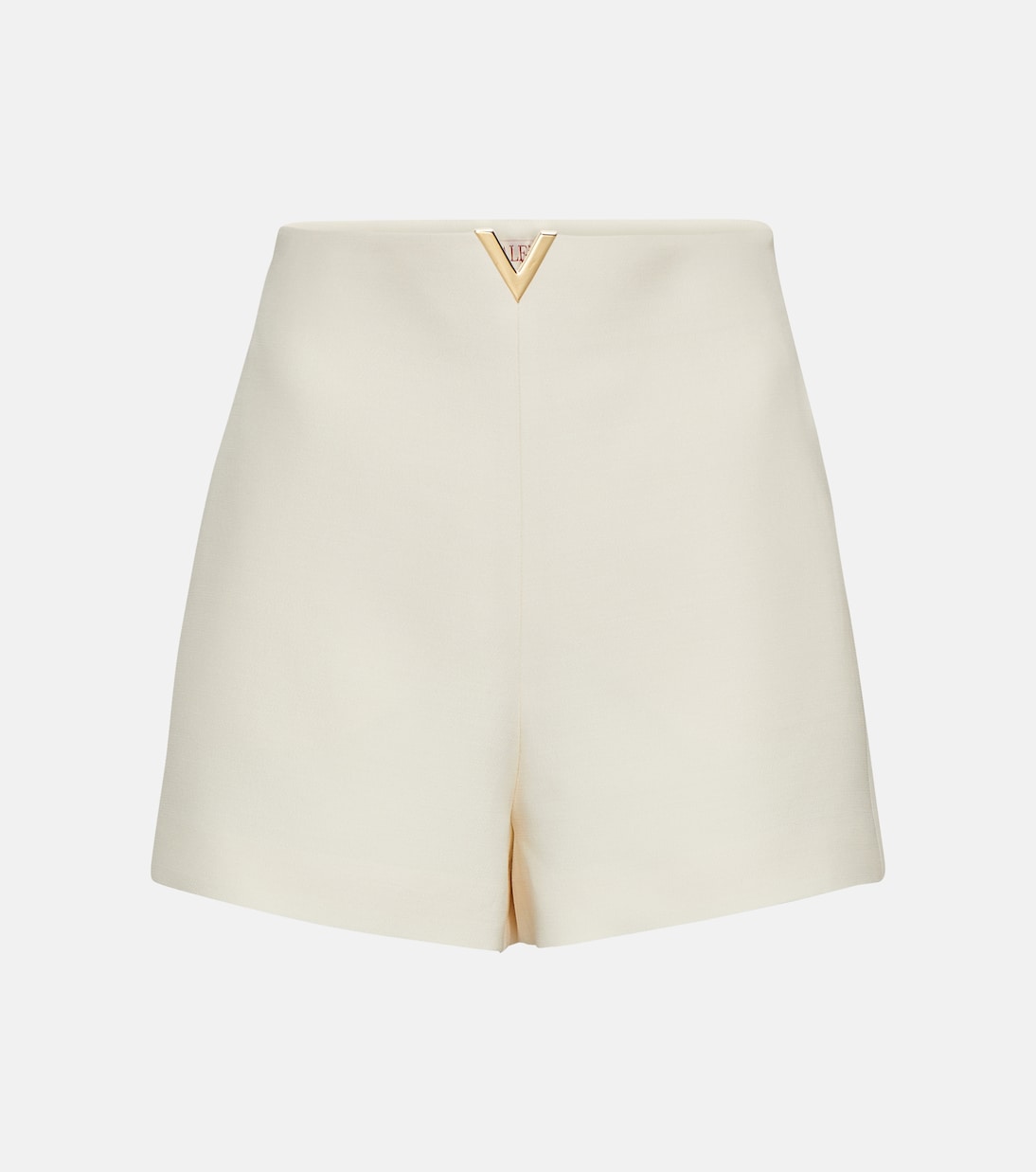 Crepe Couture high rise shorts in blue Valentino Mytheresa