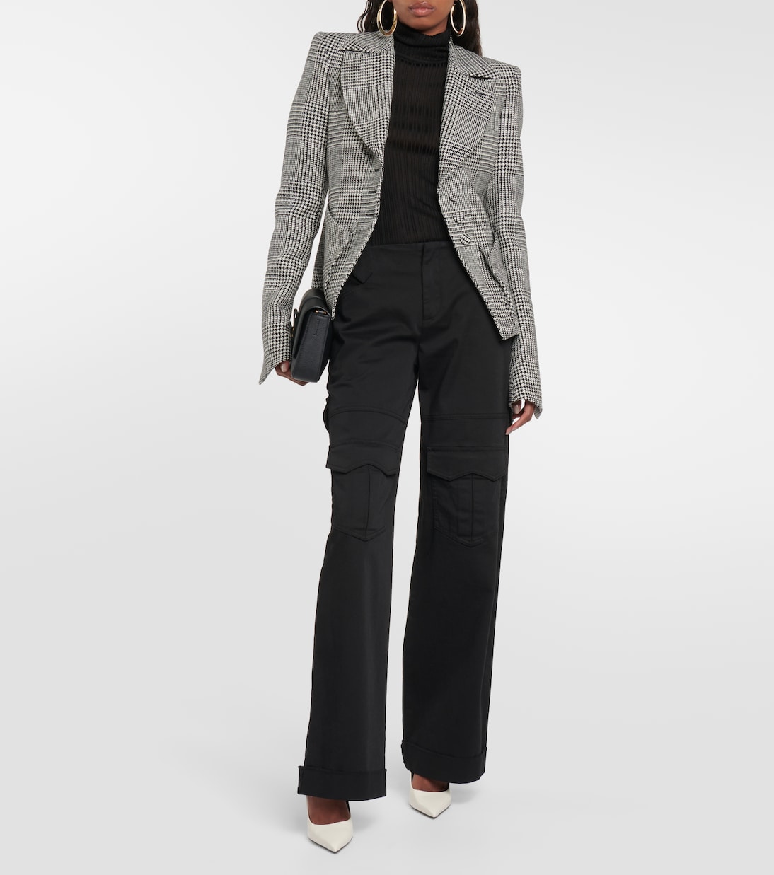 Checked virgin wool jacket | Tom Ford
