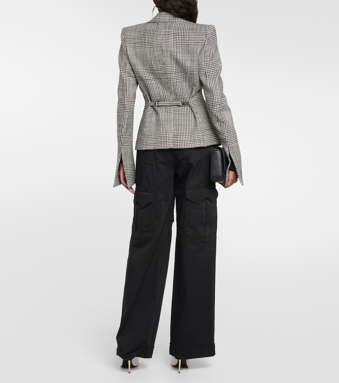 Checked virgin wool jacket | Tom Ford