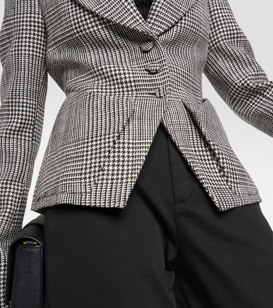 Checked virgin wool jacket | Tom Ford
