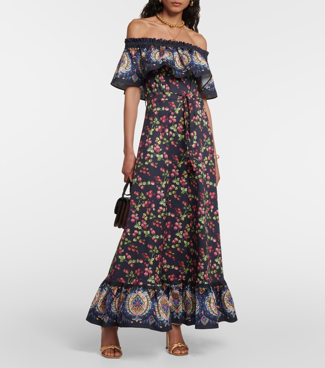 Maxikleid aus einem Baumwollgemisch | Etro