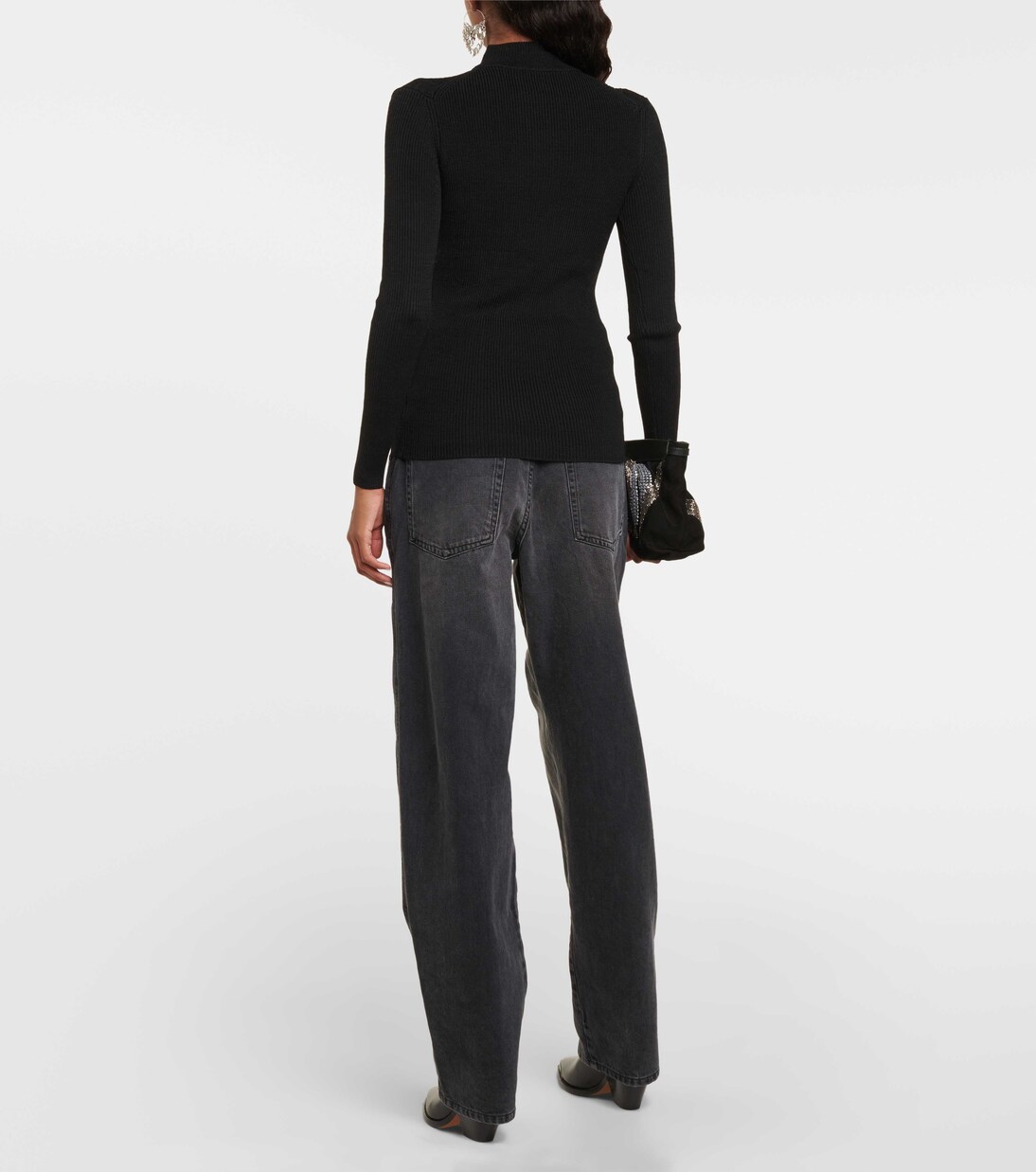 Jersey de cuello alto Ickaria en mezcla de lana | Isabel Marant