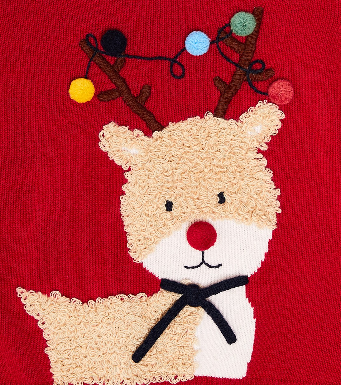 Embroidered virgin wool sweater | Il Gufo