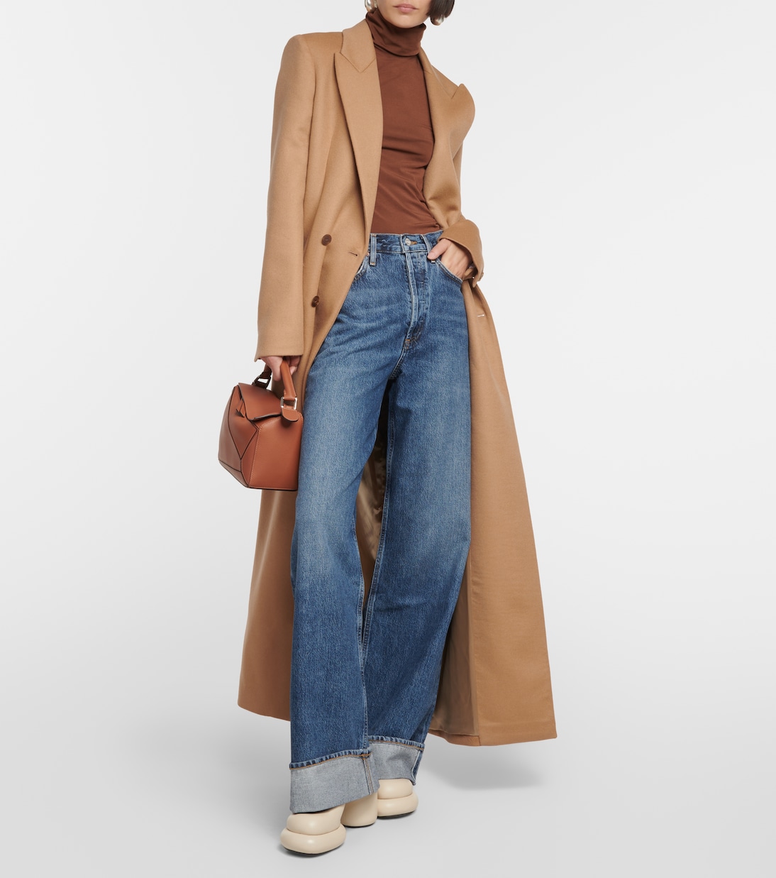 Jean ample Dame à taille haute | Agolde