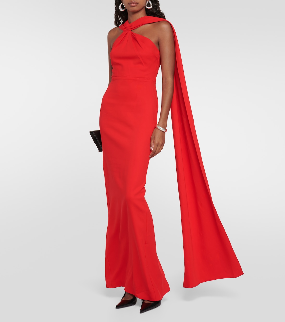 Maxikleid aus Cady | Roland Mouret