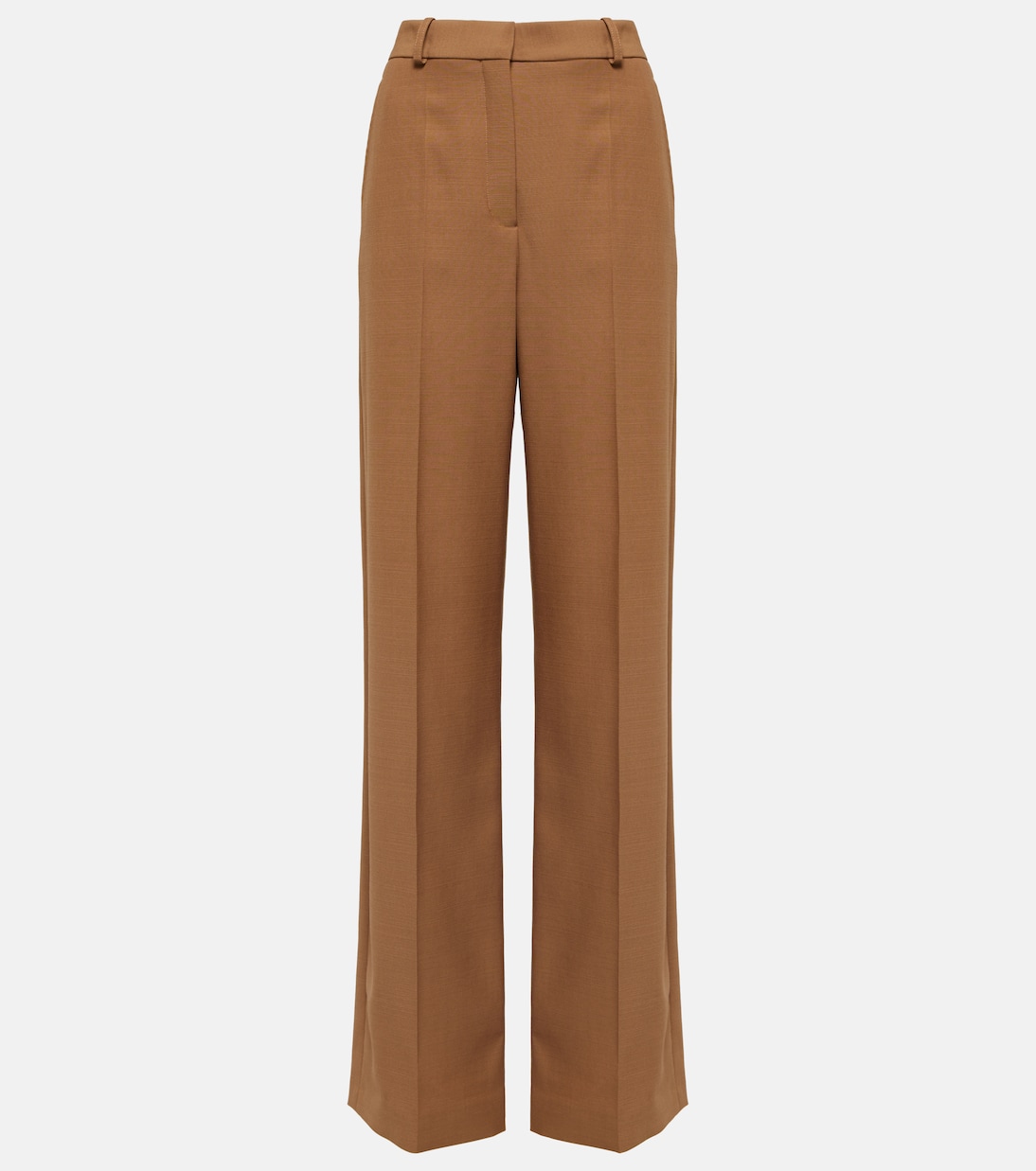 Weite High-Rise-Hose aus Wolle | Stella McCartney
