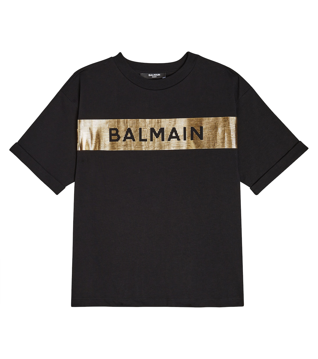 로고 코튼 티셔츠 | Balmain Kids