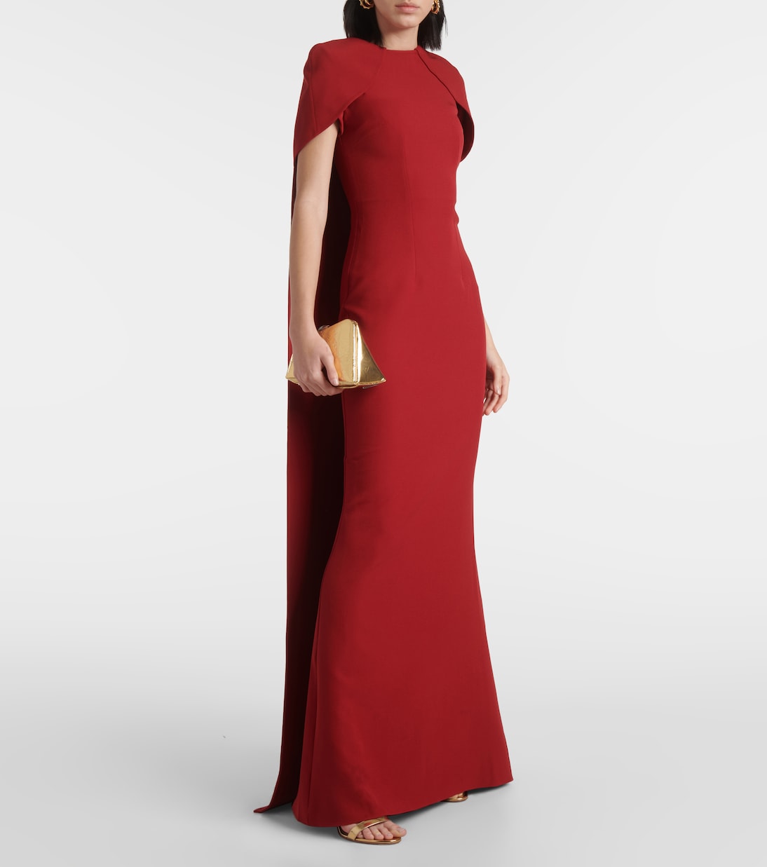 Ginkgo caped gown | Safiyaa