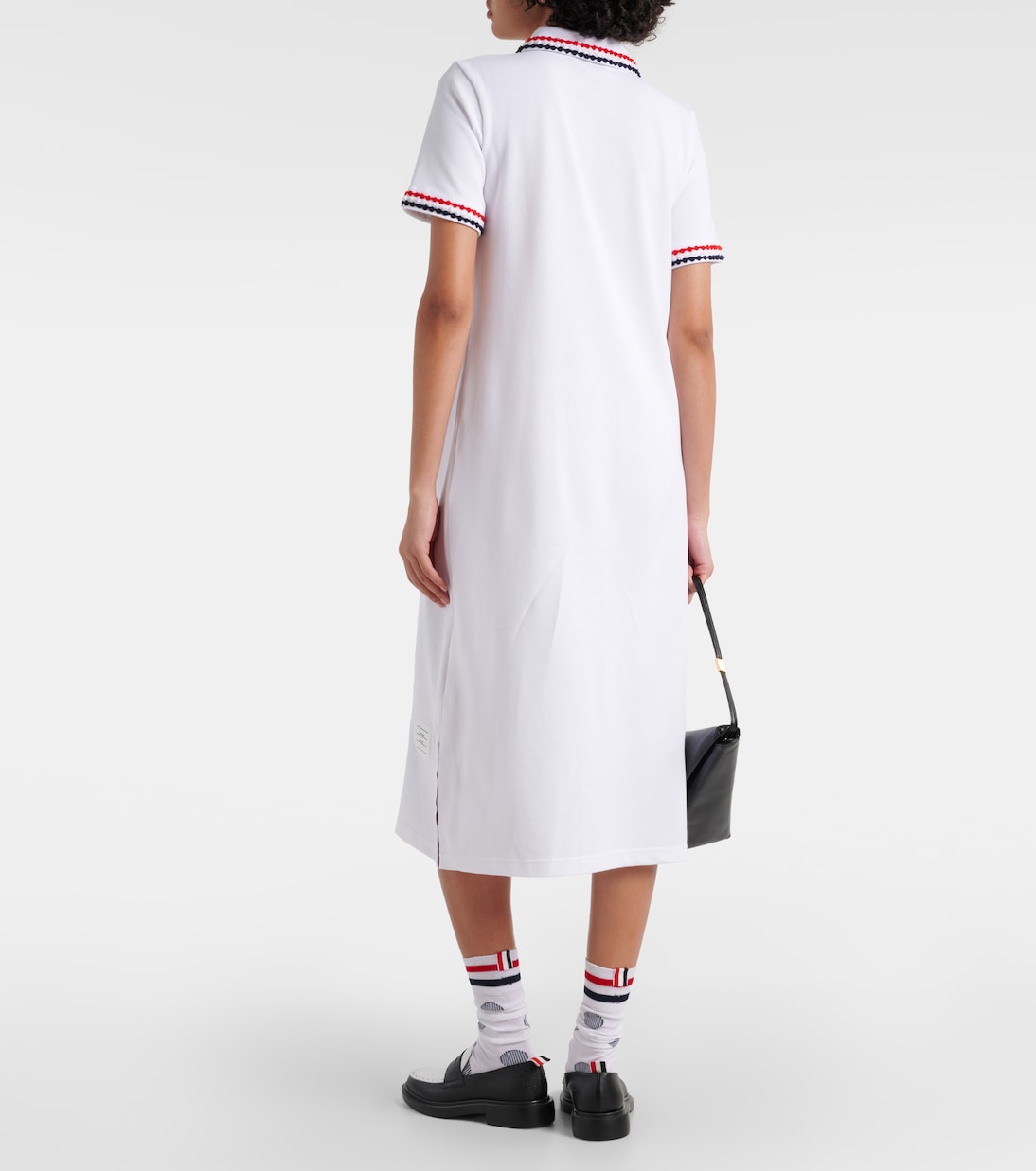 Abito midi in piqué di cotone | Thom Browne