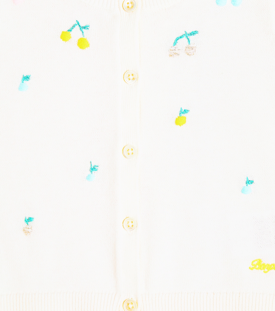 Bébé – Cardigan Claudie brodé en coton | Bonpoint