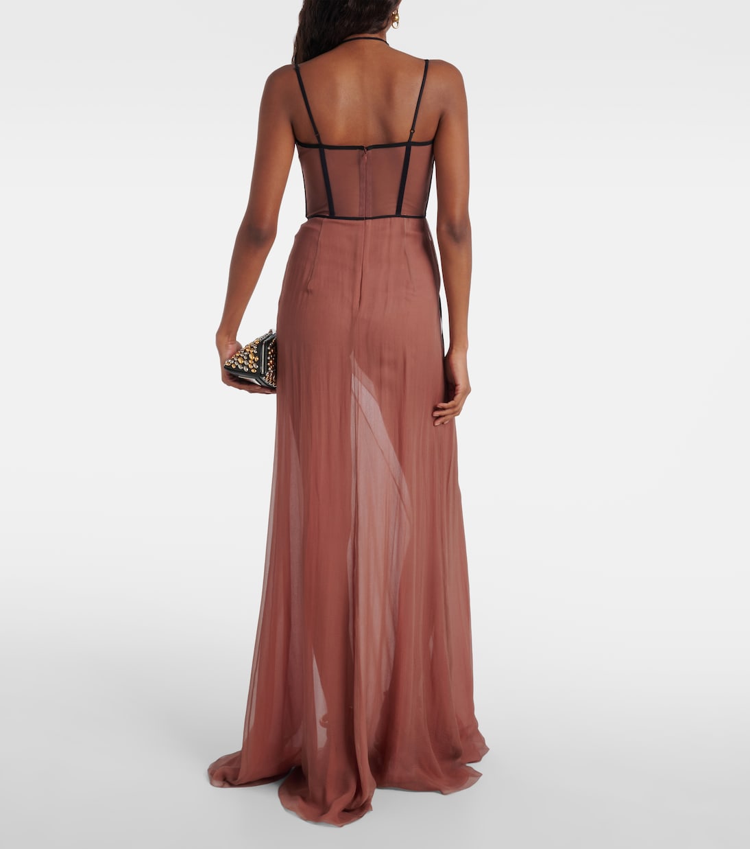 Maxikleid Mae aus Satin | Nensi Dojaka