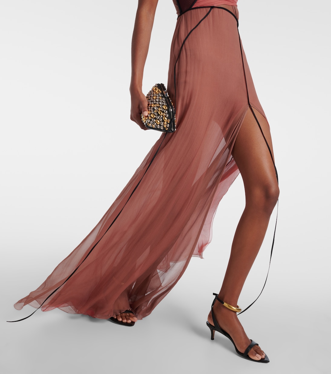 Maxikleid Mae aus Satin | Nensi Dojaka