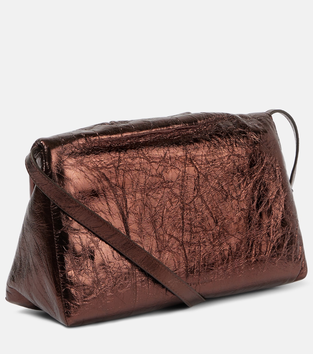 Sac en cuir métallisé | Dries Van Noten