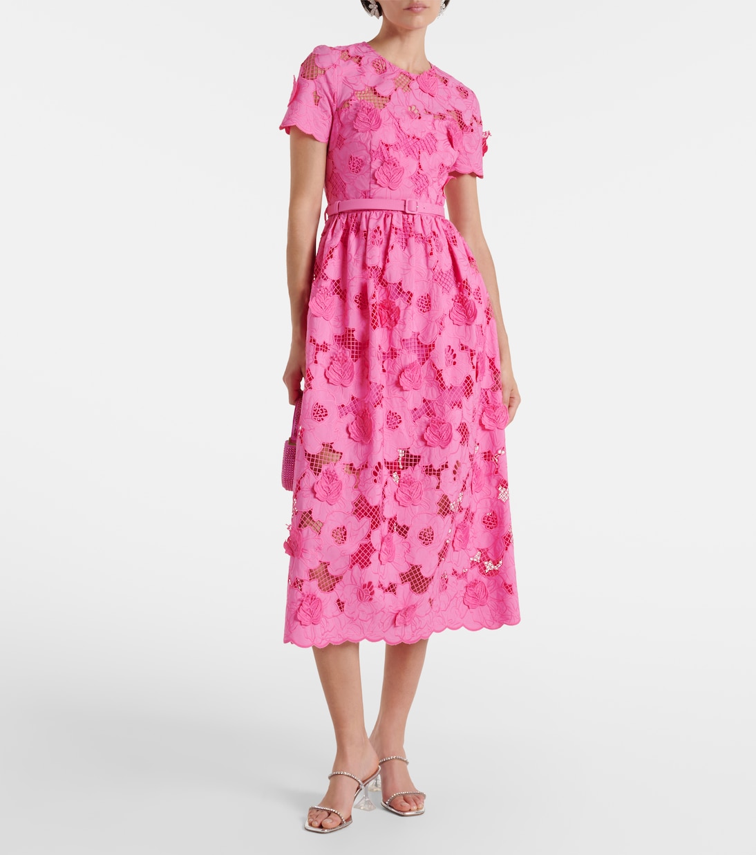 Midikleid aus Spitze | Self-Portrait