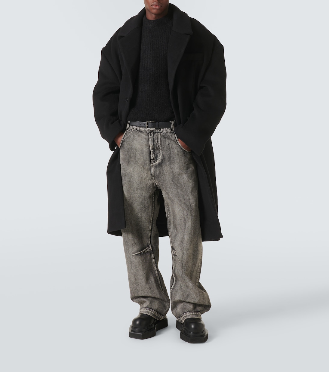 Basilica oversized wool coat | Entire Studios