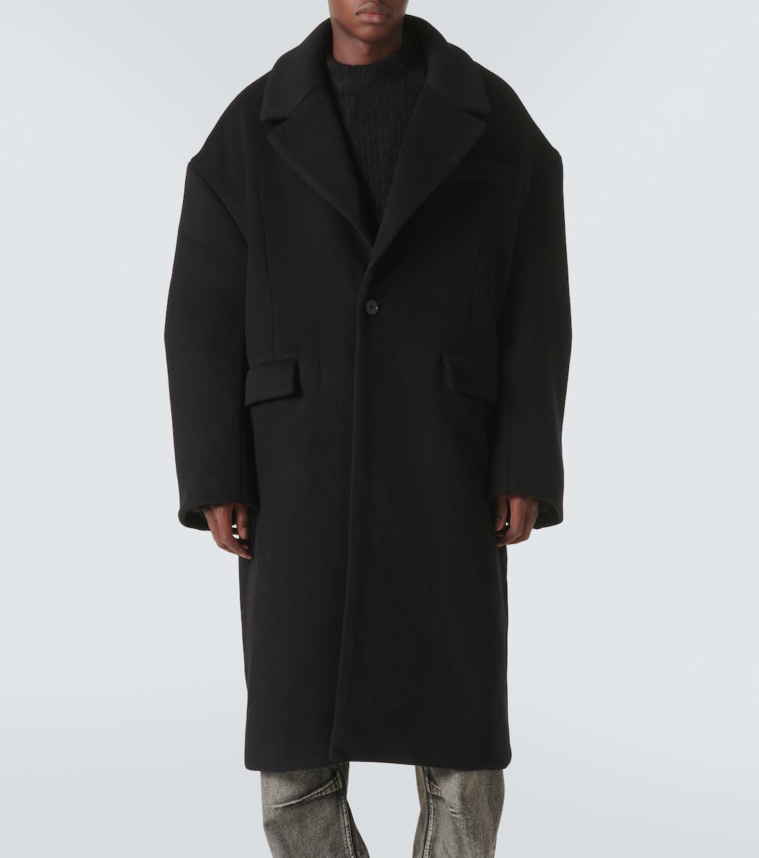 Basilica oversized wool coat | Entire Studios