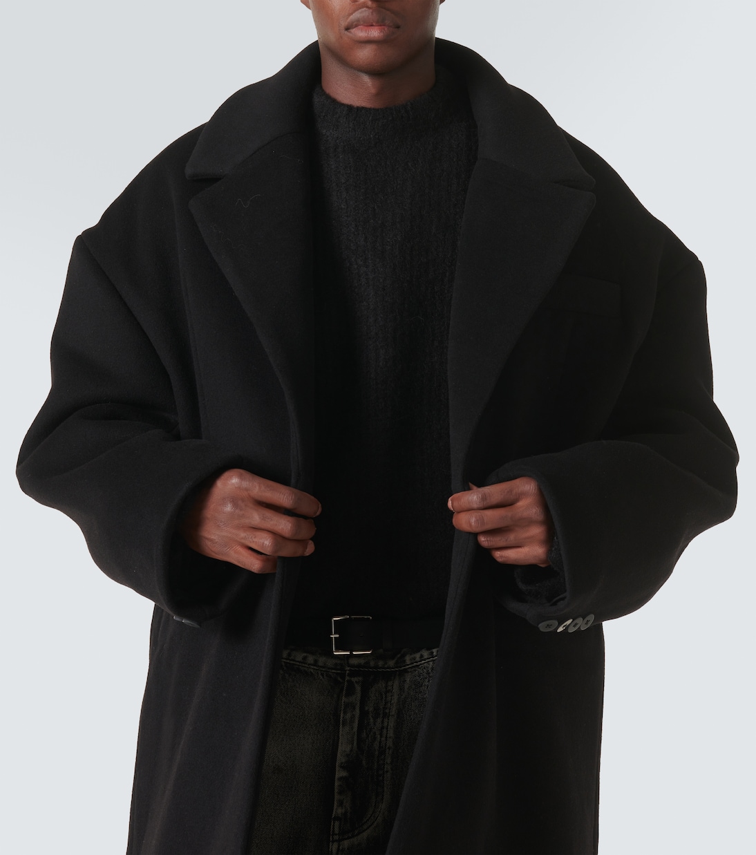 Basilica oversized wool coat | Entire Studios