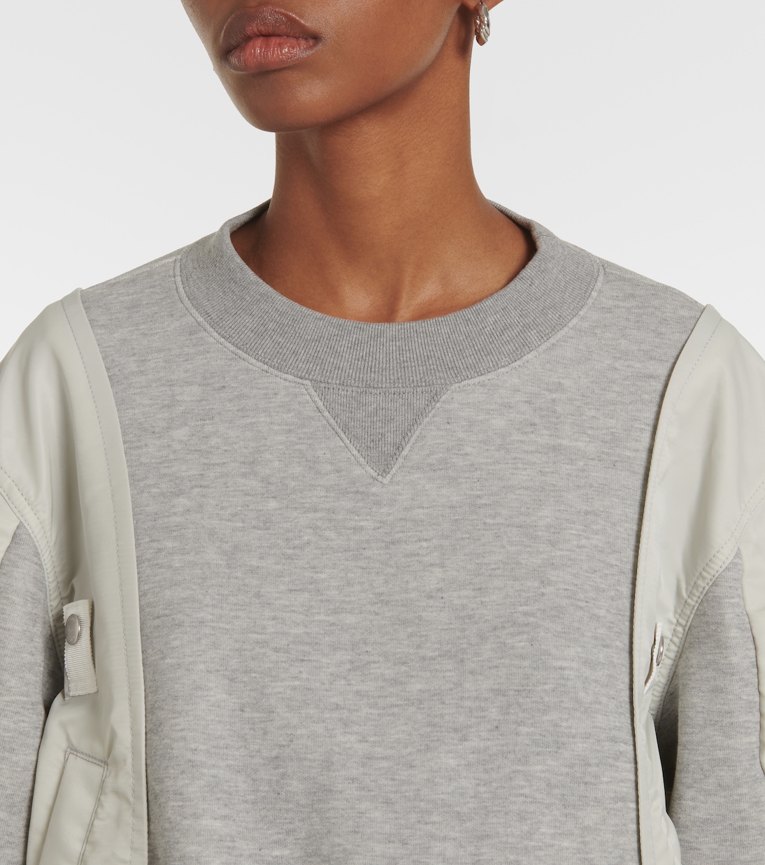 Pull en coton mélangé | Sacai