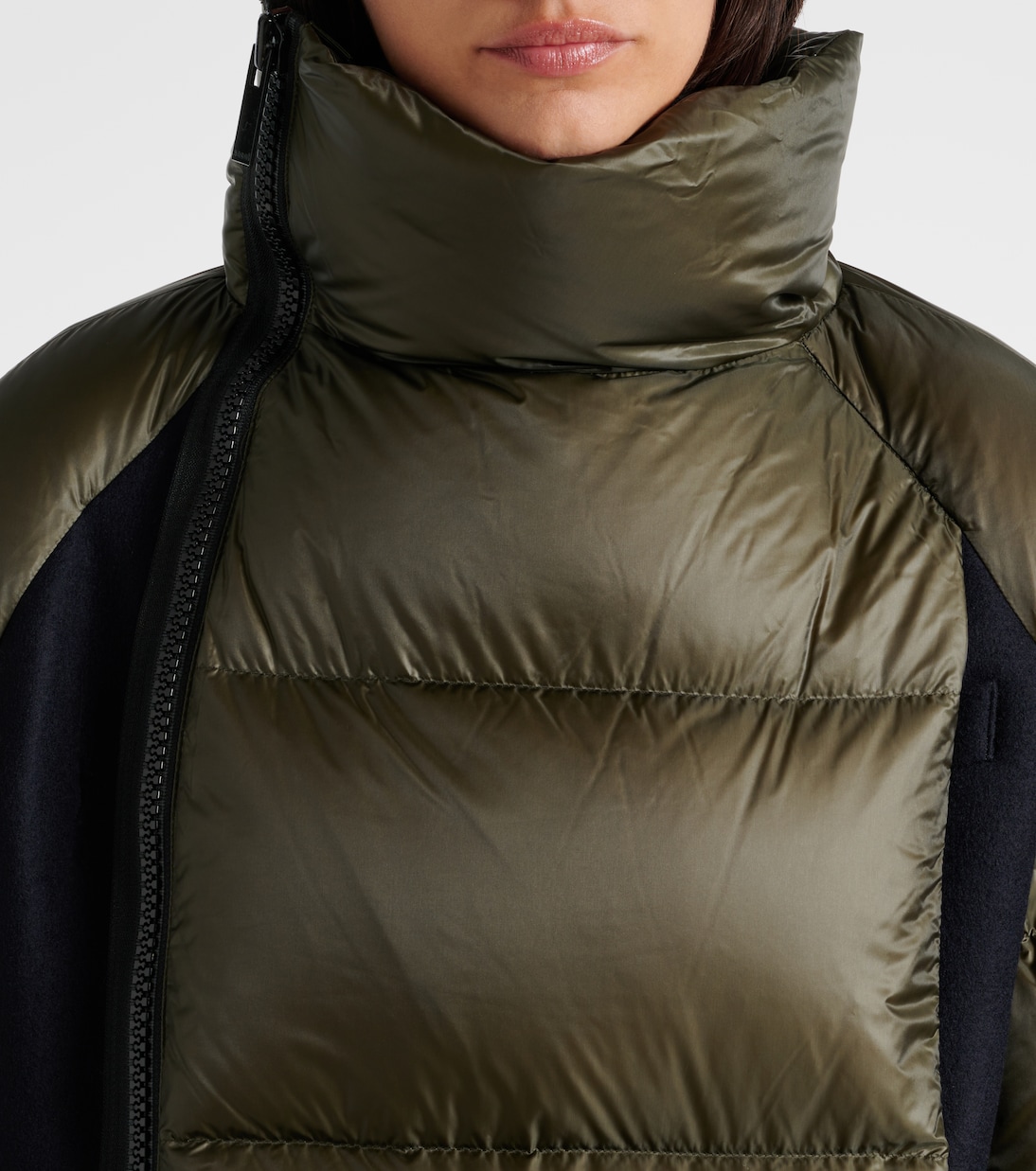 Daunenjacke mit Wolle | Sacai