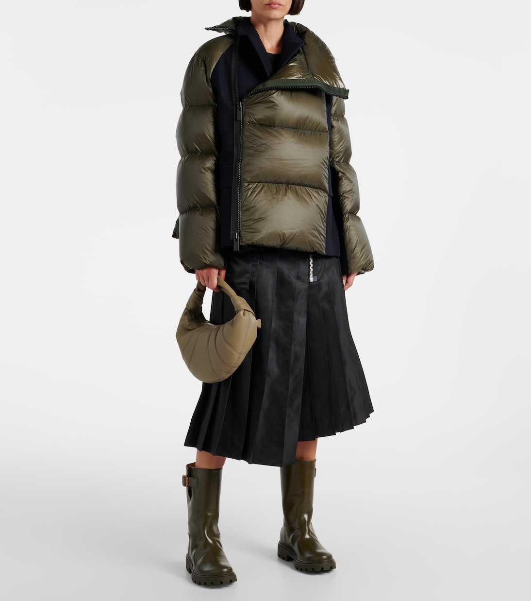 Daunenjacke mit Wolle | Sacai