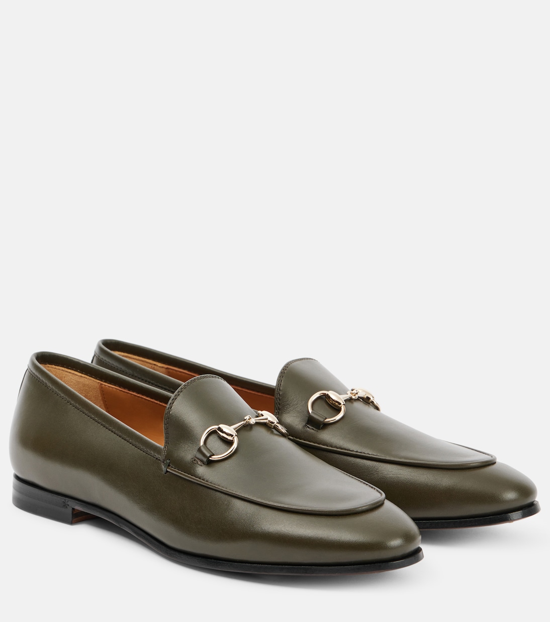 Loafers Gucci Jordaan Horsebit aus Leder | Gucci