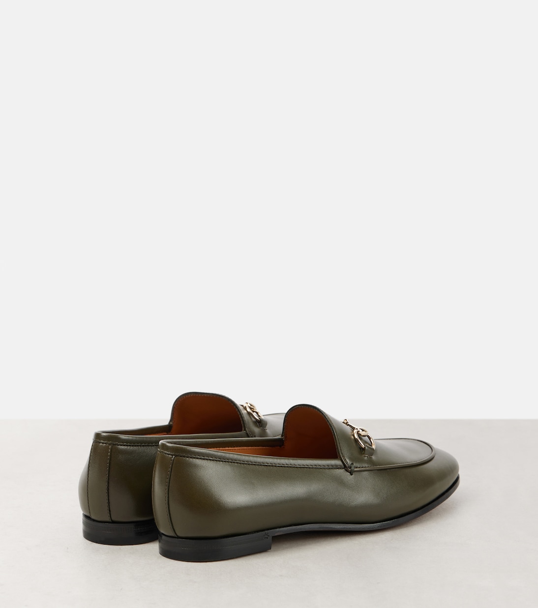 Loafers Gucci Jordaan Horsebit aus Leder | Gucci